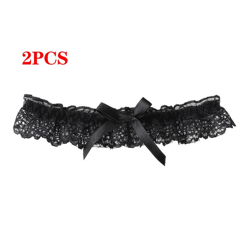 Women Bow Leg Ring Sexy Lingerie Lace Garter Belt Bowknot Leg Loop Wedding Garters Bridal Cosplay Fashion Stocking Thigh Ring