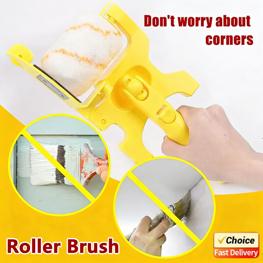 2026 New Paint Edger Roller Brush Multi Use Color Separation Tool Hand Held for Wall Ceiling Home Room Painting Decorating