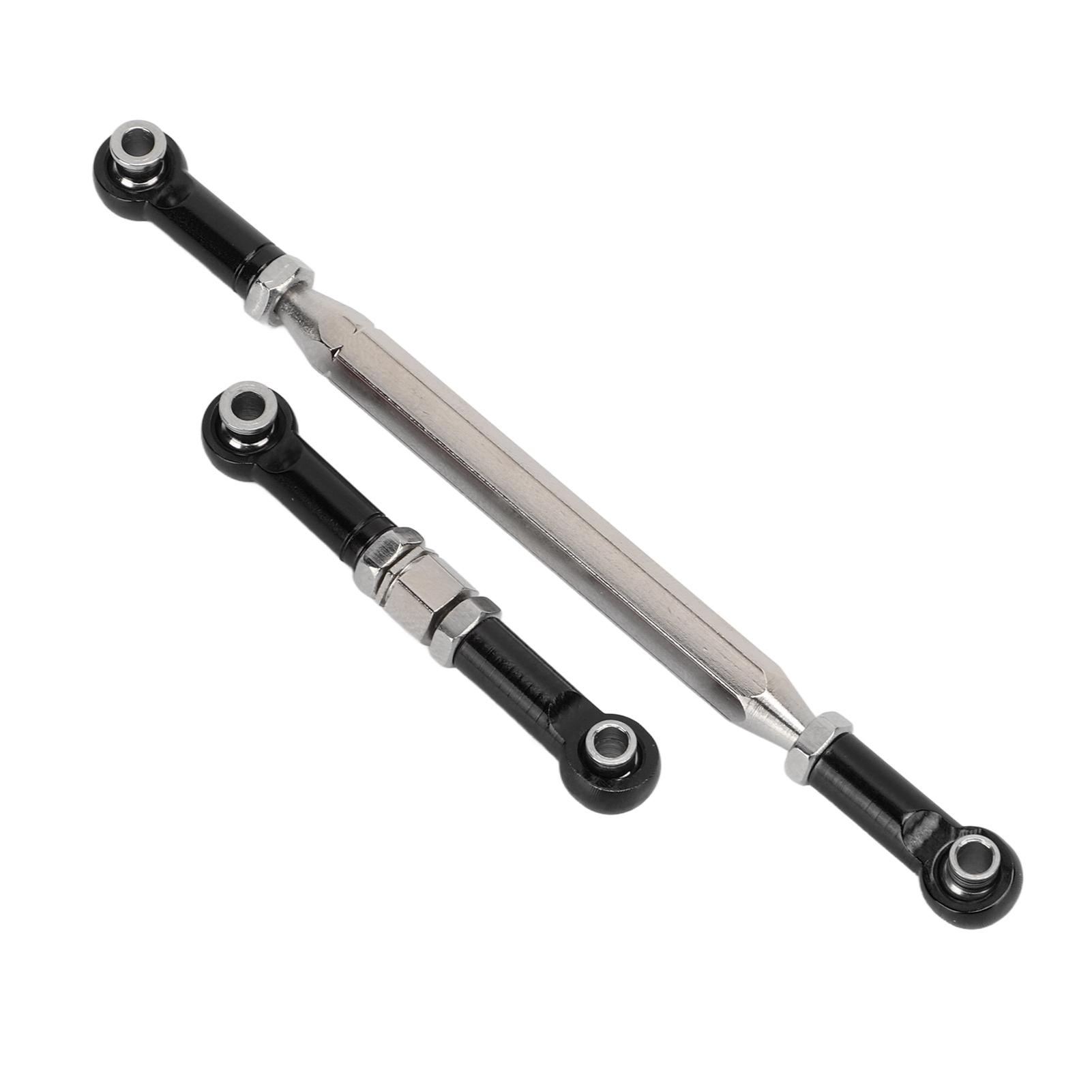 

Металева Модернізована Сервотяга Рульова Тяга для MN D90 MN91 MN96 MN99S Деталі для Радіокерованої МашиниЧорний