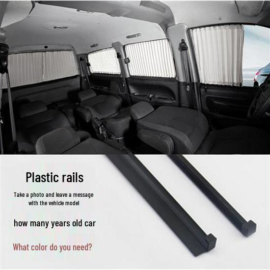 Ford Edge Privacy Sunscreen Blinds – Aluminum Alloy Track, Car Curtains for Shading