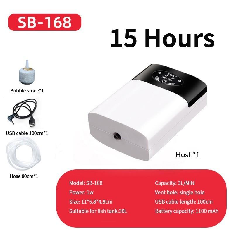 

2 Вт Мини Аквариумный Воздушный Насос Двойного Назначения Портативный Рыболовный Бесшумный Кислородный Насос Выхлопной Камень Маленький Аквариум Воздушный Компрессор