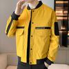 Men's jacket jacket spring and autumn new trend casual Korean version of handsome men's clothing versatile youth baseball uniform jacket