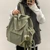 Children's Spring Outing Small Backpack Kindergarten Schoolbag Elementary School Students College Students Simple Splicing Backpack Summer