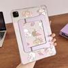 Cartoon Cat Heart Design IPad Case With Stand Support Air Mini Pro 10.9 11 13 Inch Models