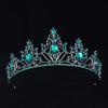 Baroque Crystal Tiaras and Crowns for Women Rhinestone Prom Diadem Headband Bridal Wedding Hair Accessories Jewelry Crown Tiara