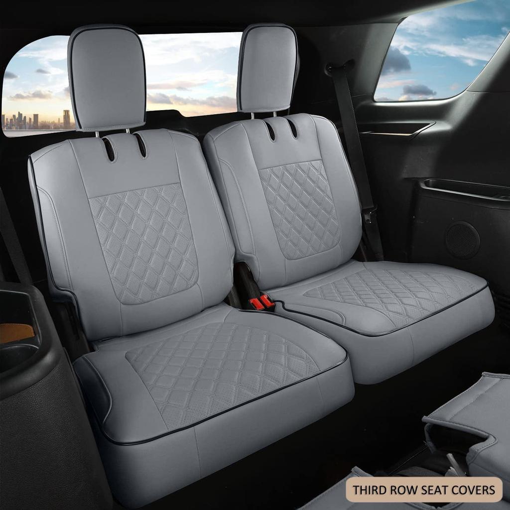 Ford Explorer 16-24 Seat Cushion - All-Season Full Coverage Leather Seat Cover