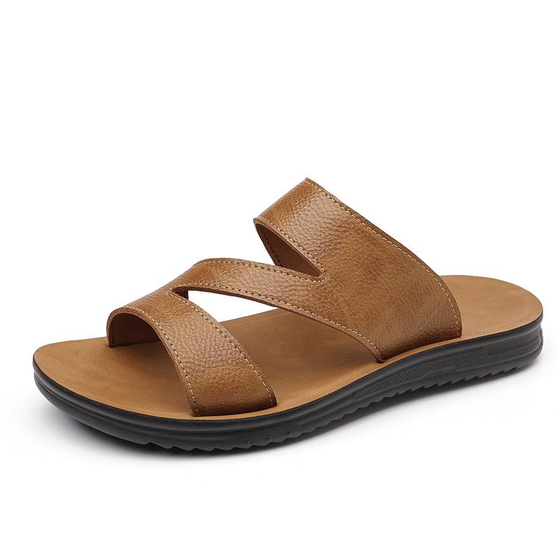 Slippers men's summer new men's soft-soled casual beach shoes trendy sandals