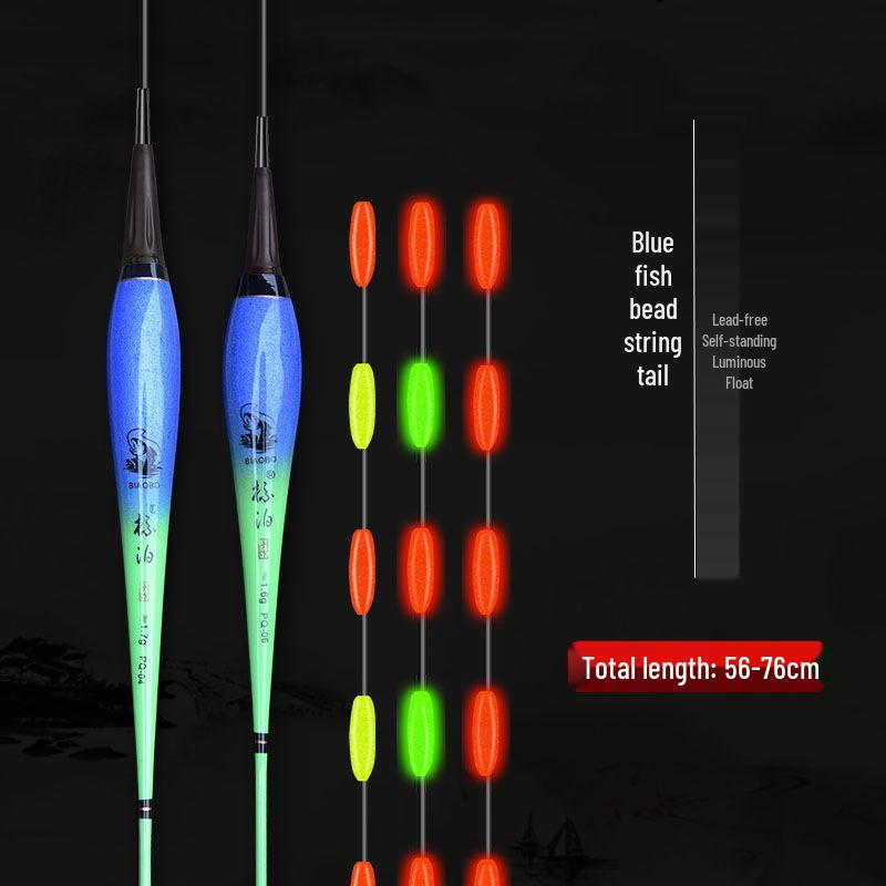Lead-Free Luminous Dual-Use Electronic Fishing Float for Day/Night - Ideal for Carp and Crucian Carp Fishing