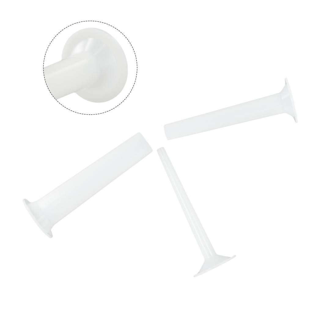 1 Set Tube Bratwurst Italian Sausage Plastic Polish Sausage Poultry Tool White For Breakfast Sausages High Quality