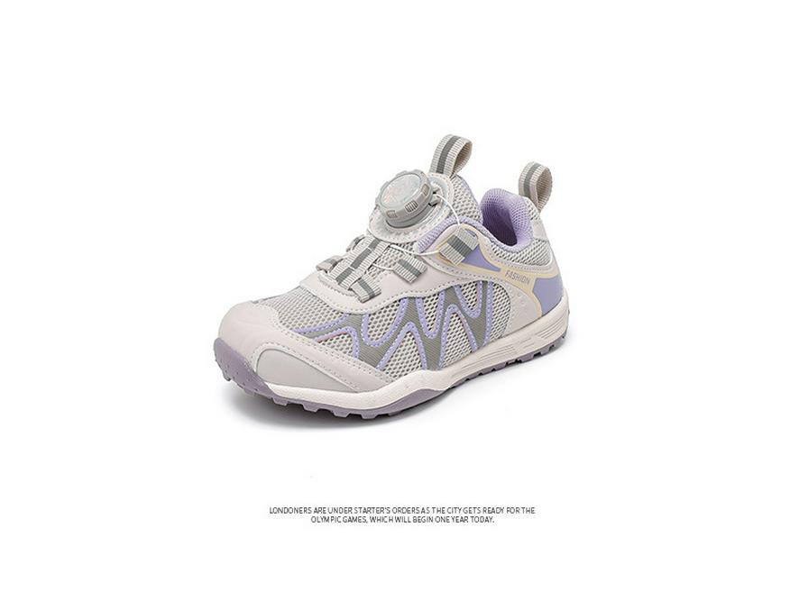 2025 Kids' Fall Sports Shoes: Boys' & Girls' Low-Top Non-Slip Running Shoes with Rotating Button - Fashionable & Versatile
