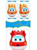 Super Wings Cartoon Animal Backpack for Kids - Cute Kindergarten Double Shoulder Bag for Boys & Girls