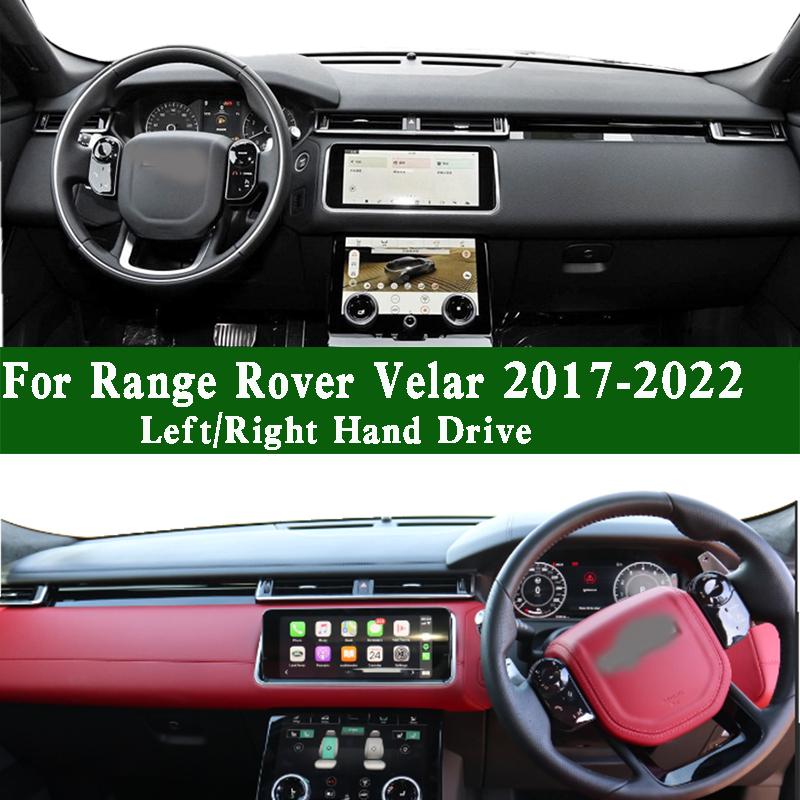 For Land Range Rover Velar D180 D240 P380 L560 2017- Dashmat Dashboard Cover trument Panel Pad Anti-Dirt Proof Dash Mat