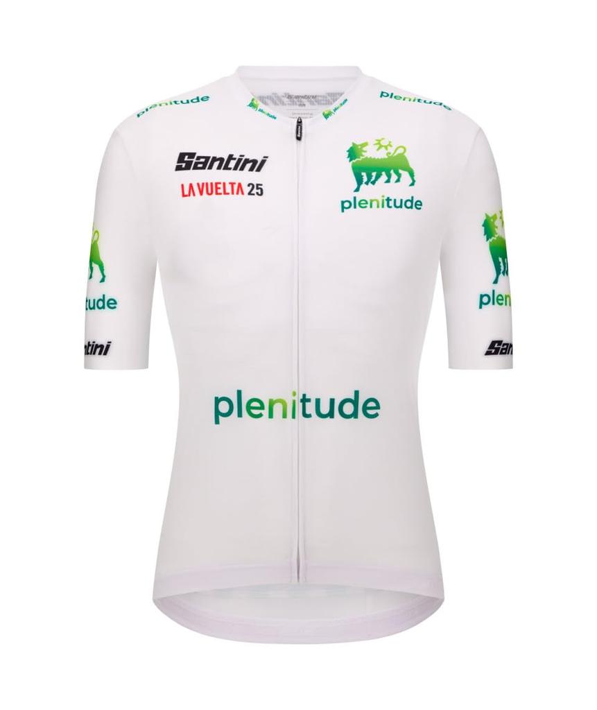 Santini Classic LA VUELTA-White Jersey, Men's, White