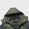 Men's Plus Size Winter Waterproof Windproof Mountaineering Jacket with Velvet Lining