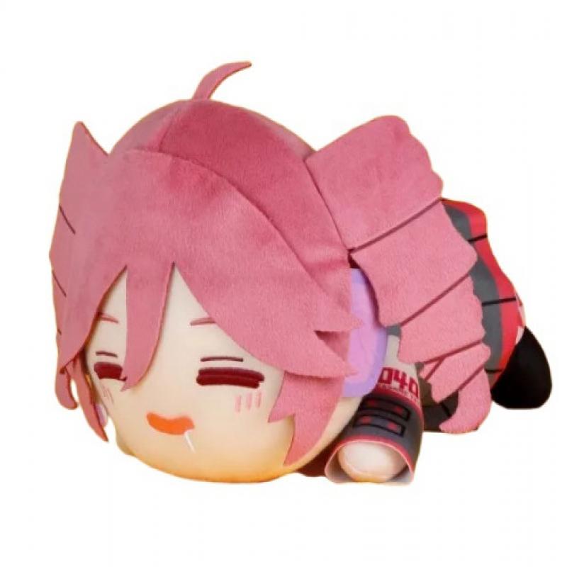 Kasane Teto Plüschpuppe, Superweicher Kurzplüsch, 20cm, Liegend/Brot-Stil, Anime-Figur, Sonderanfertigung