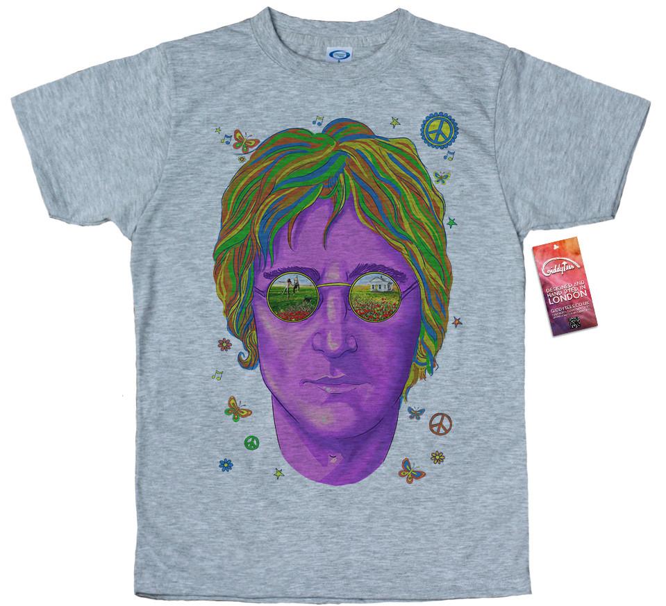 Imagine John Lennon Portrait T Shirt Artwork