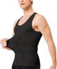 Men's Nylon Anti-static Seamless Body Shaper Vest with Tummy Control