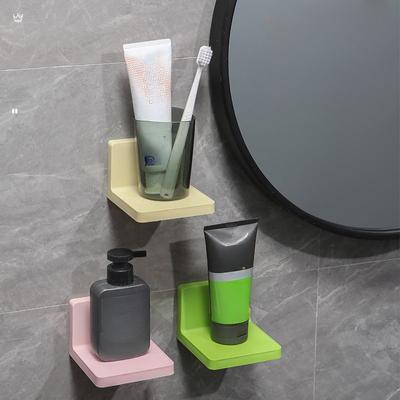 Suporturi de depozitare multifuncționale, autoadezive, din acril, pentru depozitare pe perete Suporturi gratuite pentru pereți pentru baie, living, bucătărie, cămin de școală