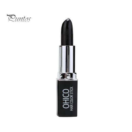 

4 г краска для волос, не размазывается, не раздражает, быстро окрашивается, безопасная форма помады, одноразовая временная меловая ручка для волос, цветная ручка для дома чёрный