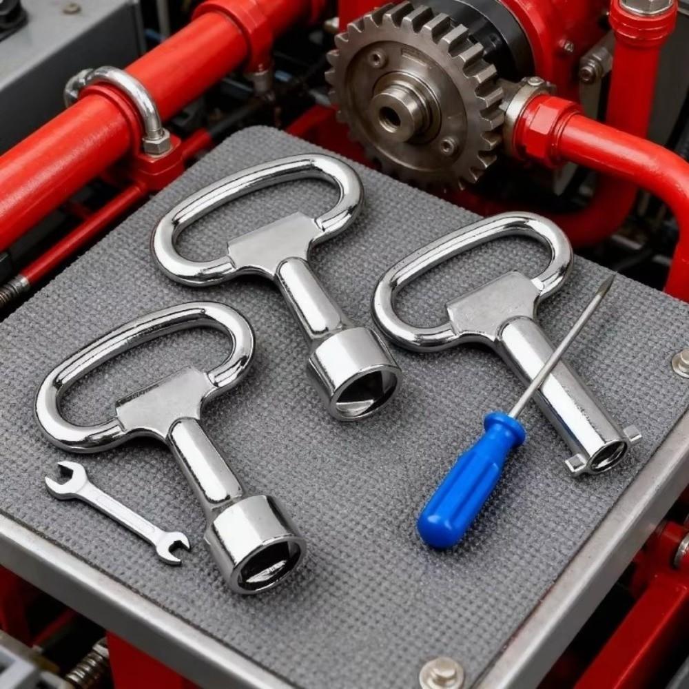 Alloy Material Triangle Wrench Durable Multi-purpose Wrench For Elevator Cabinet