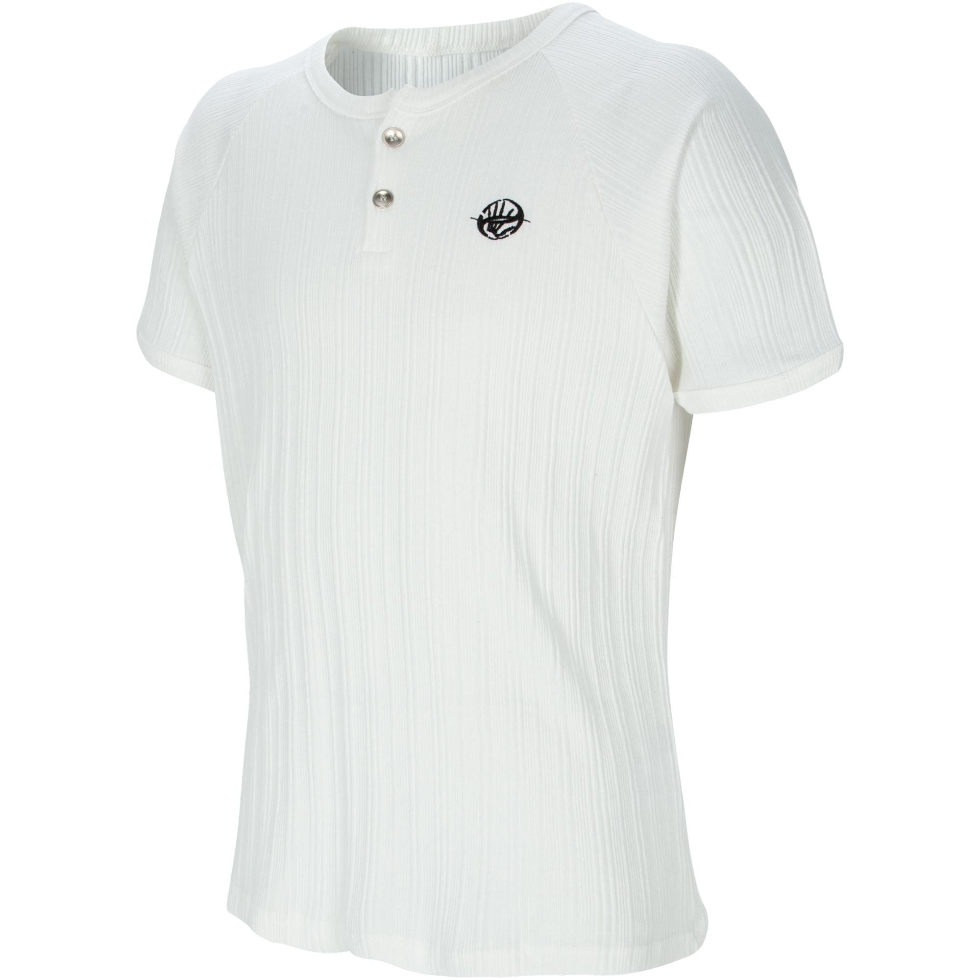 End Five Club Henley Neck Raglan Short Sleeve [White] White