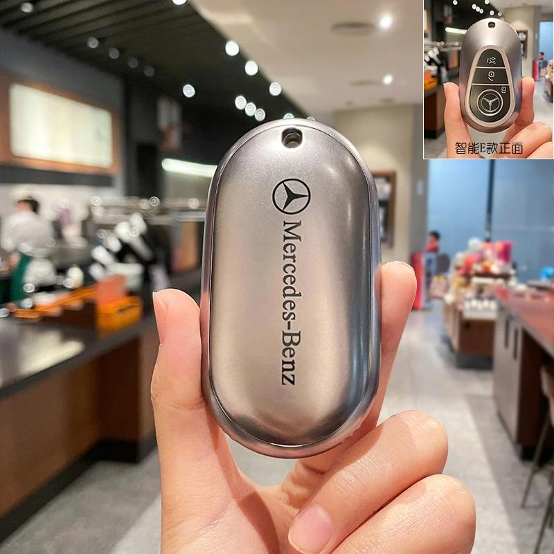 ULA5 Car Remote Key Case Cover Fob for Mercedes Benz A B G R Class GLA GLK W176 W204 W251 W463 Accessories Key Chains