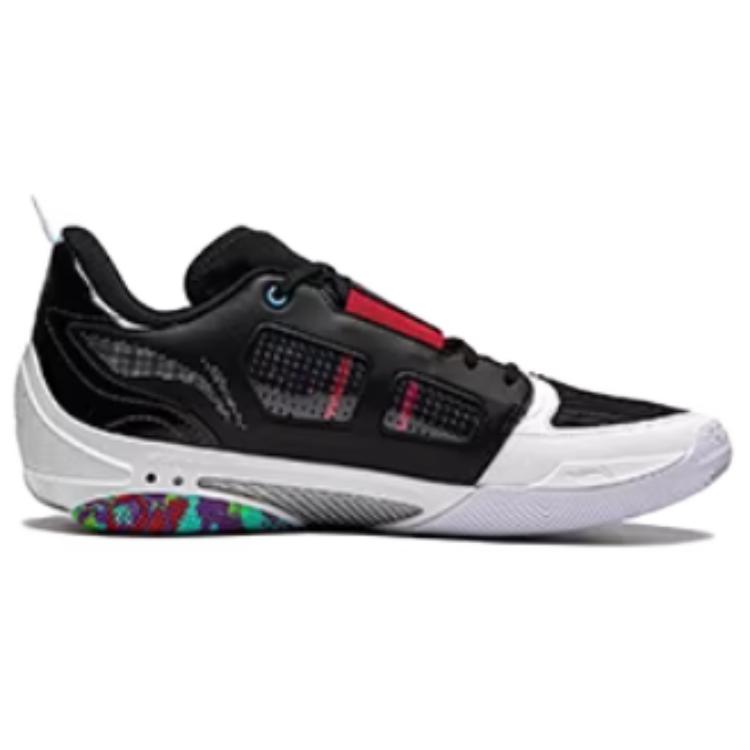 Li-Ning Way of Wade 808 4 Ultra Announcement Men Sneakers Black White Red ABAU031-7
