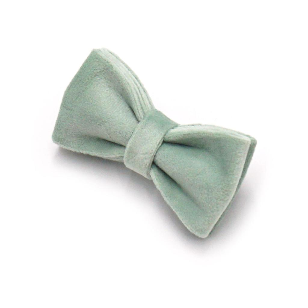Adjustable White Tea Velvet Cat Collar with Bell - Cute & Comfy Pet Collar