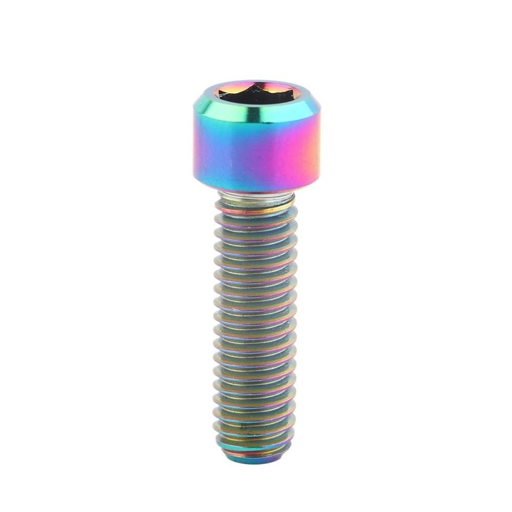 1pc Hexagon Cone Tapered Head Screw M6x16/20mm Hex Socket Screws  for Mountain Bike