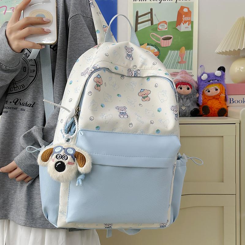 Schoolbag Japan and Korea Schoolbag Junior High School Girl High School Student Niche Cute New Girl Large Capacity Backpack