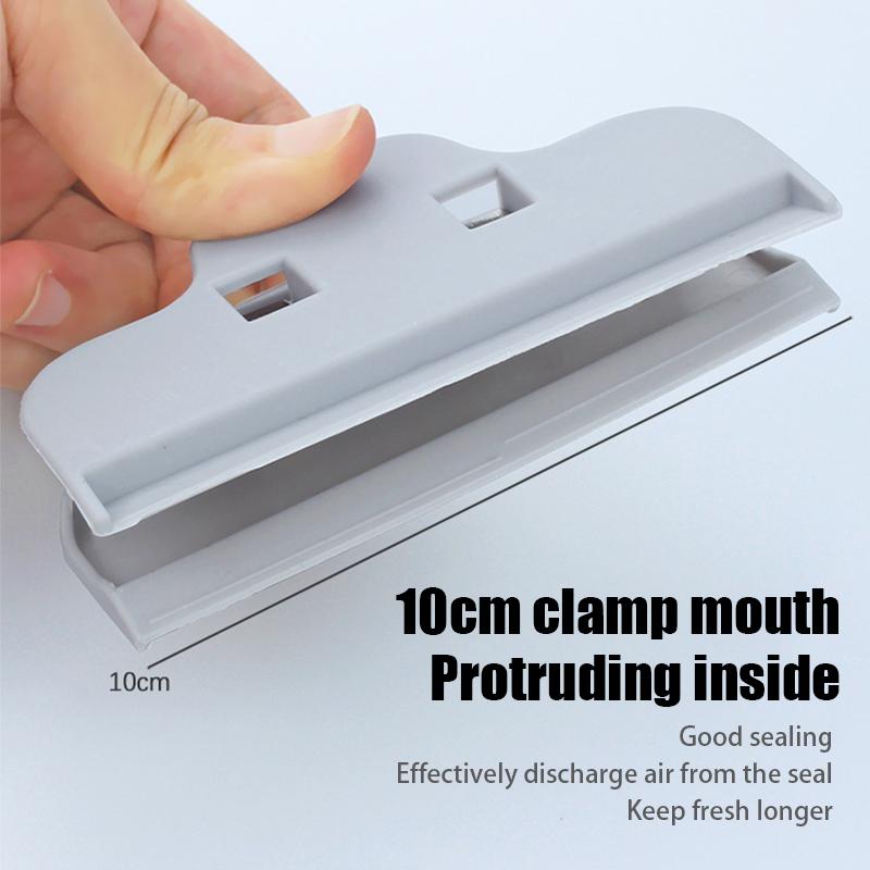 Těsnicí spona na sušené ovoce, potravinový sáček, velká svačinová spona, vlhkostotěsný plastový sáček, těsnicí spona na svačinové sáčky