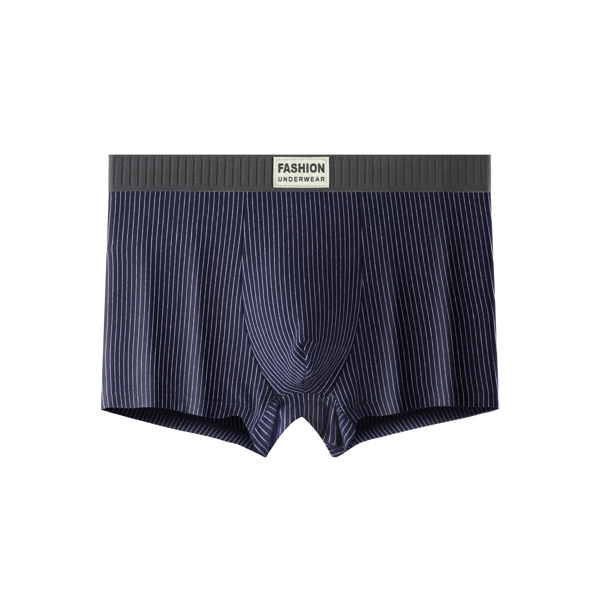 

Новые мужские трусы-боксеры из чистого хлопка с антибактериальной обработкой в полоску - удобные и дышащие