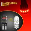 2x Red T10 W5W Super Bright 2015 LED Car Parking Lights WR5W Auto Wedge Turn Side Bulbs Canbus Interior Reading Dome Lamps 12V Bulbs 7