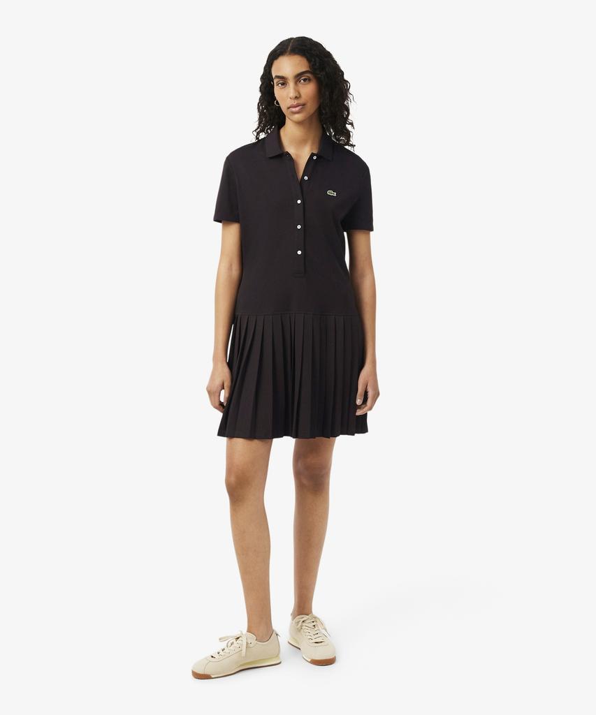 Lacoste Women'S Mini Pique Short Sleeve Polo Dress Ef8839-56G 3La