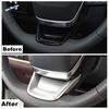 ABS Auto Steering Wheel U Shape Frame Decor Accessories Cover Trim Kit For Toyota Highlander / Kluger 2020 2021 2022 2025 2024