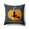 Halloween Polyester Pillow Case Car Waist Pillow Pumpkin Sofa Cushion Cover Office and Home Pillow Case