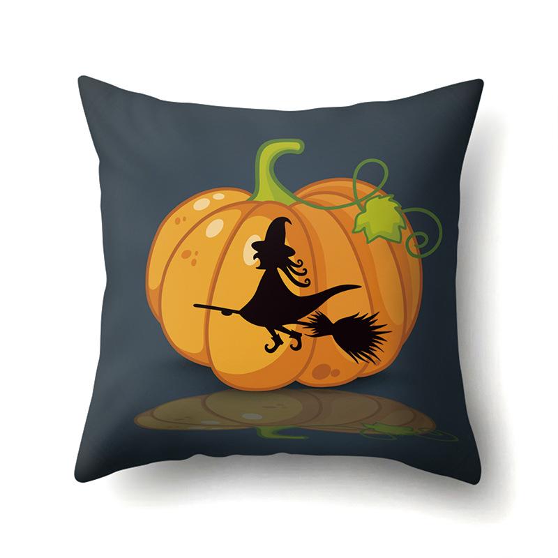 

Хэллоуин Полиэстеровая наволочка Подушка для поясницы автомобиля Тыква Чехол для подушки дивана Офисная и домашняя наволочка Pillow core not included