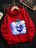 Cute Fruit Box Kids Pullover Hoodie Summer Cute Cartoon Crewneck Age 3-14