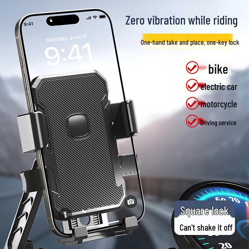 

Waterproof Electric Bike Phone Holder for Outdoor Navigation and Takeaway Handlebar Model