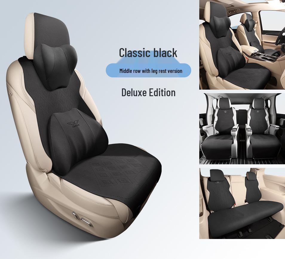2024 Toyota Sienna Luxury 2.5L Hybrid AWD Suede Seat Cover for 7-Seater