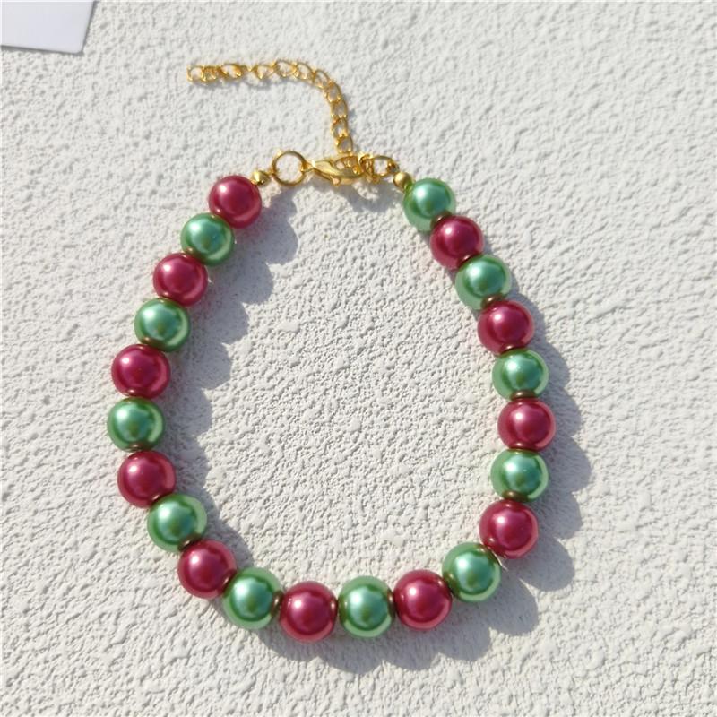 Niedliches Haustier Perlenhalsband Hund Prinzessin DIY Halskette Katzenhalsband Schmuck Welpenzubehör Hundekette Chihuahua Hochzeitsschmuck Zeug