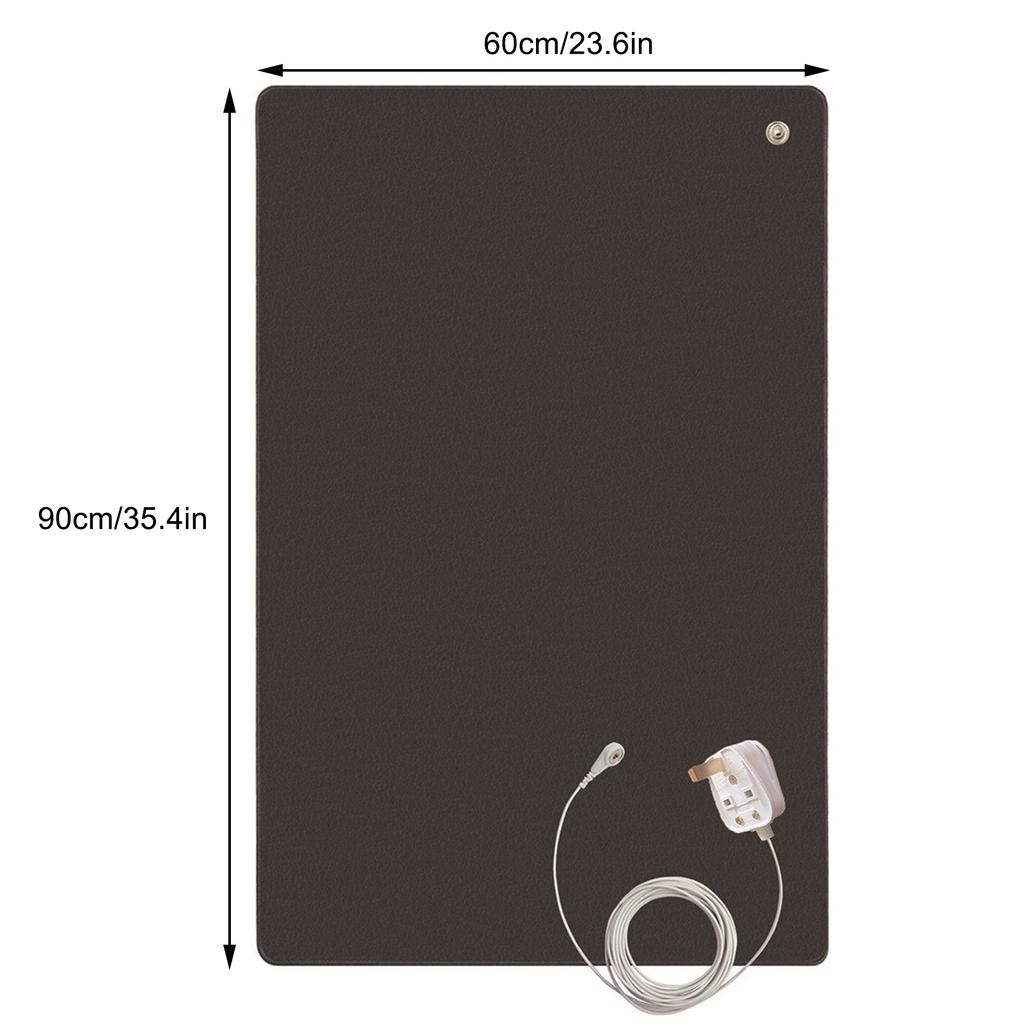 Anti Static Grounding Mat 0.8mm Thick Conductive Leather Desk ESD Grounding Mat for Home