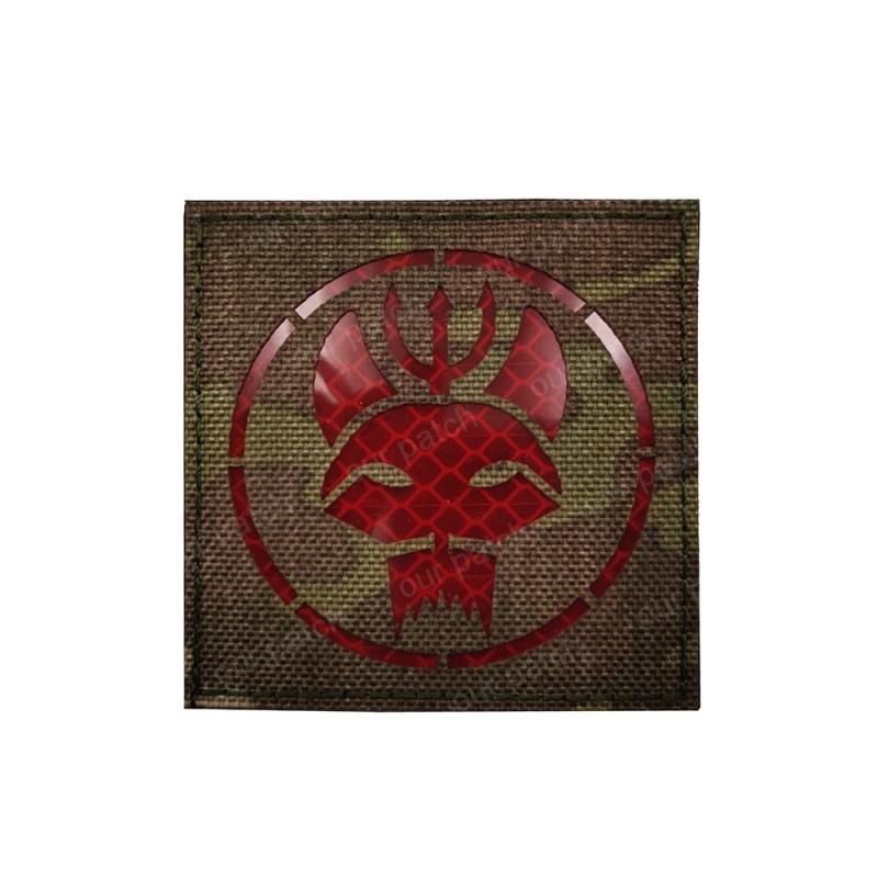 

Seal Team Infrared IR patch Navy Seals SWAT Reversed Patches Multicam Military CP camo Reflective 26 size8cm