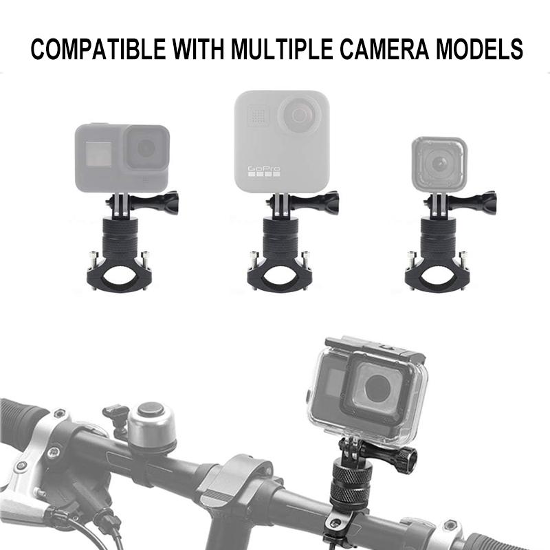 161° Aluminum Alloy Bike Stand for GoPro 11 11 11 11 9 8 DJI Osmo 161 Action 6 1Pro 1 1 Insta161 X1 X1 Action Camera Accessories