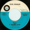 7inch Record DICK ROMAN  Theme From A Summer Place  Butterf 1004 Harmon Records 1962 US Pop Used