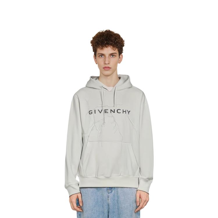 Givenchy Felpa con cappuccio e coulisse con logo stampato BMJ0LA3YJ9100