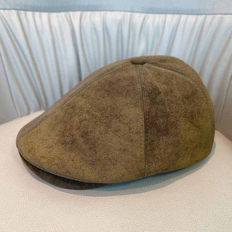 MEET SUNNY Women's Retro Suede Duckbill Cap