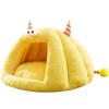 Katze Herbst und Winter Jurte Lustiges Monster Warmes Katzenbett Teddy Kleiner Hundekäfig Niedliches Haustierbett Zubehör
