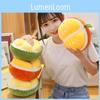 Super Soft Plush Fruit Doll Durian Orange Toy With Pp Cotton Stuffing