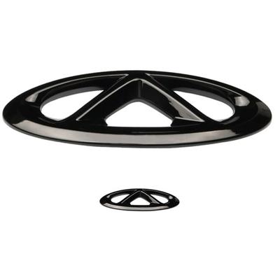 Chery Tiggo 8 Pro/7 Pro MAx Samochód Czarny Znak Logotyp Emblemat Naklejka Grill Wyścigowy Naklejka na Maskę Stylizacja 3 Sztuki